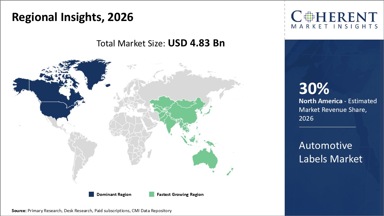 automotive labels market regional insights